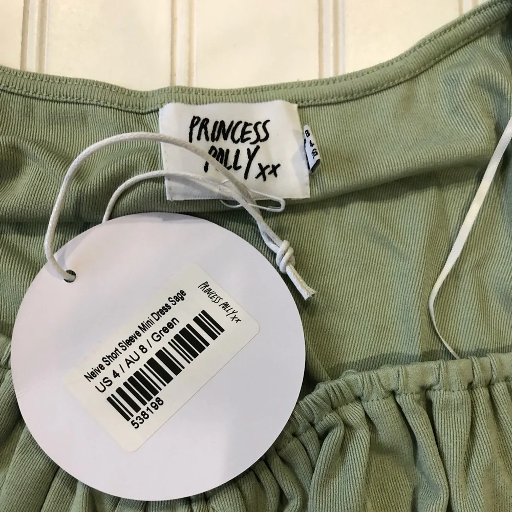 Brand new sage green princess Polly dress - Picture 2 of 3